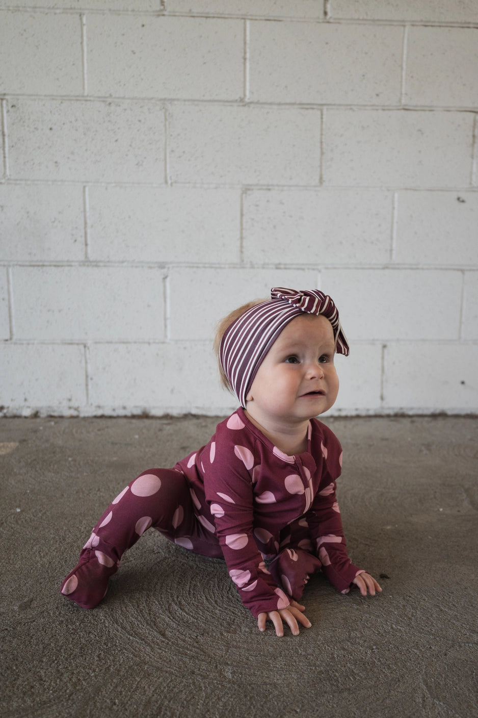Forever French Bamboo Zip Pajamas | Heather Rose Dot