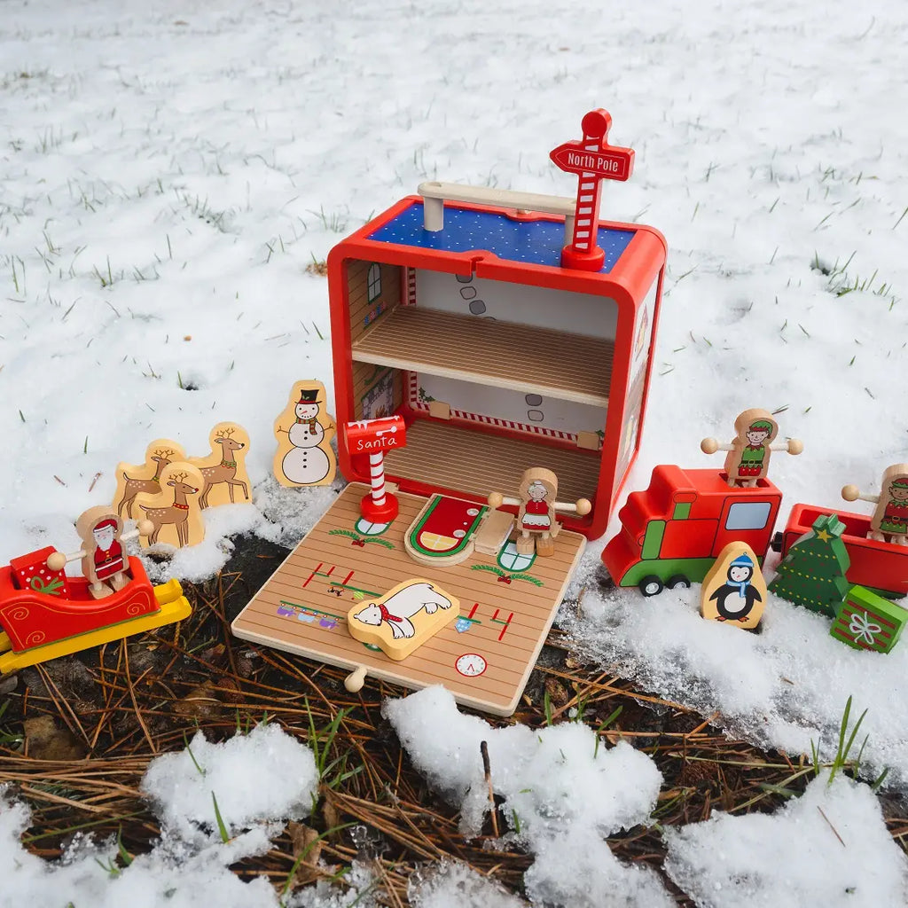 Jack Rabbit Creations Suitcase Series: Santa's Christmas Workshop