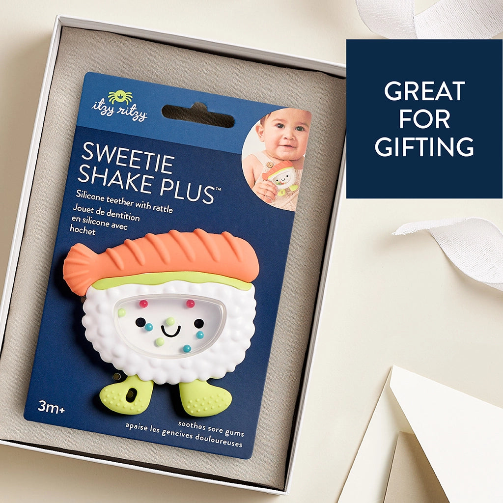 Itzy Ritzy Sweetie Shake Plus™ - Teething + Rattle Toy