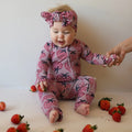 Forever French Bamboo Zip Pajamas | Matilda