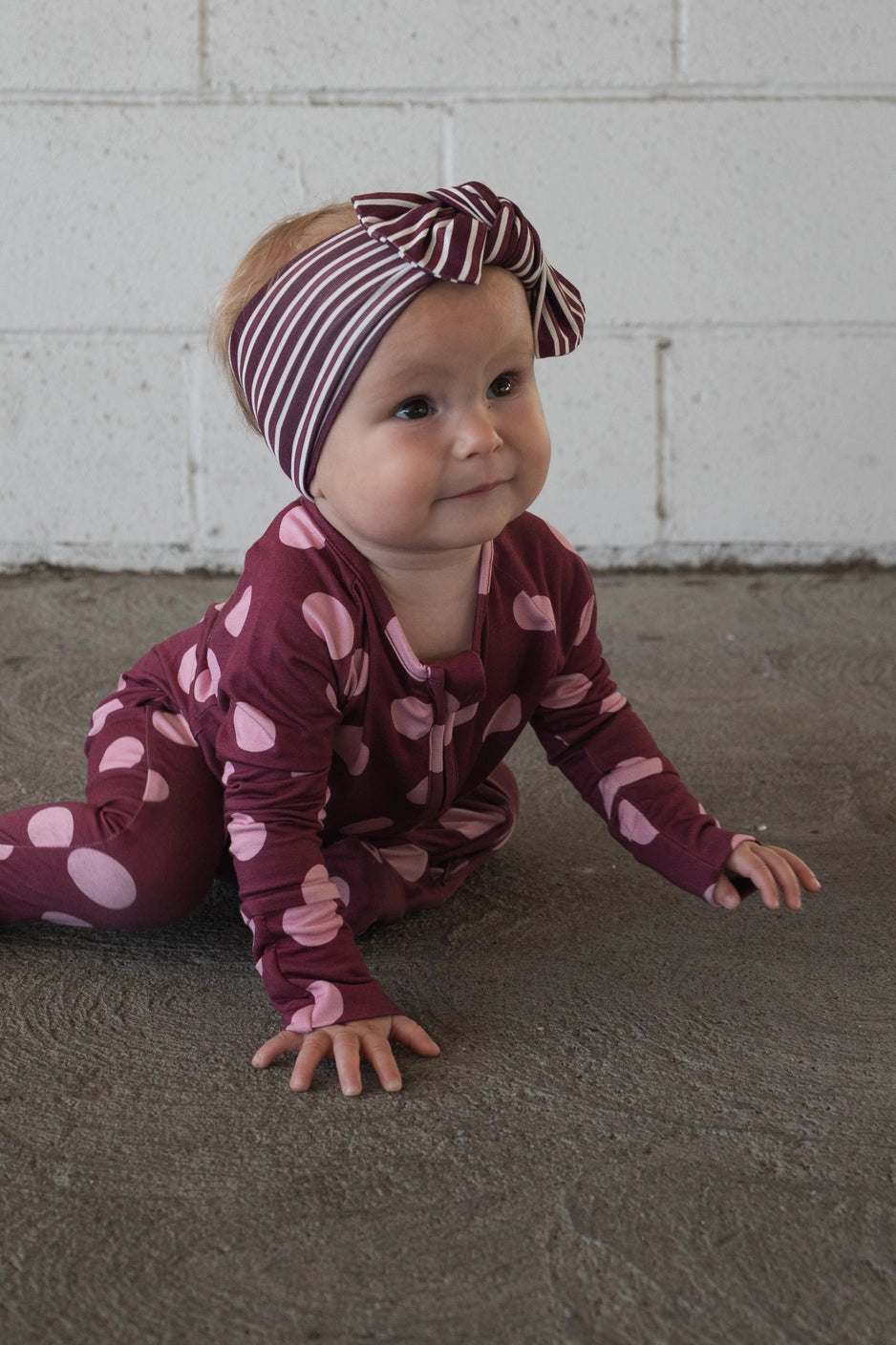 Forever French Bamboo Zip Pajamas | Heather Rose Dot
