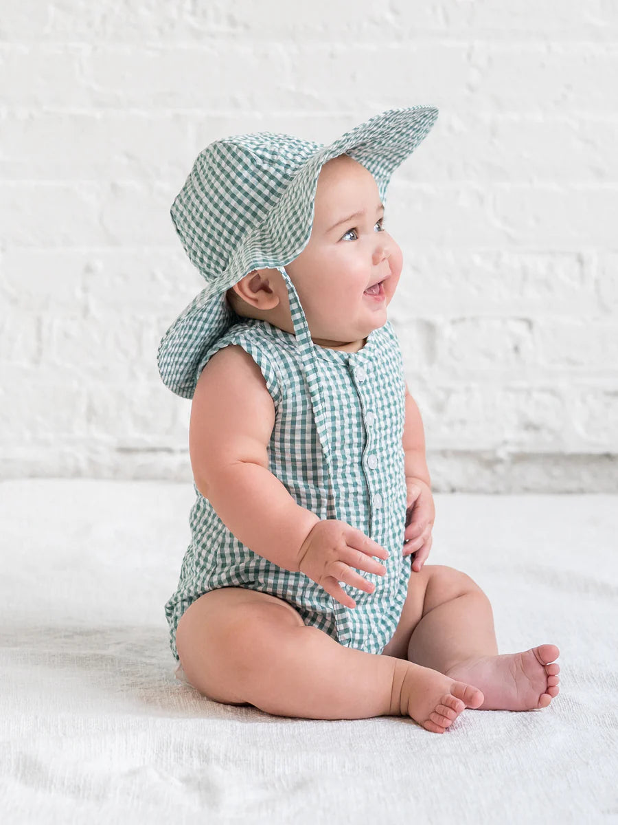 Colored Organics Seersucker Sun Hat