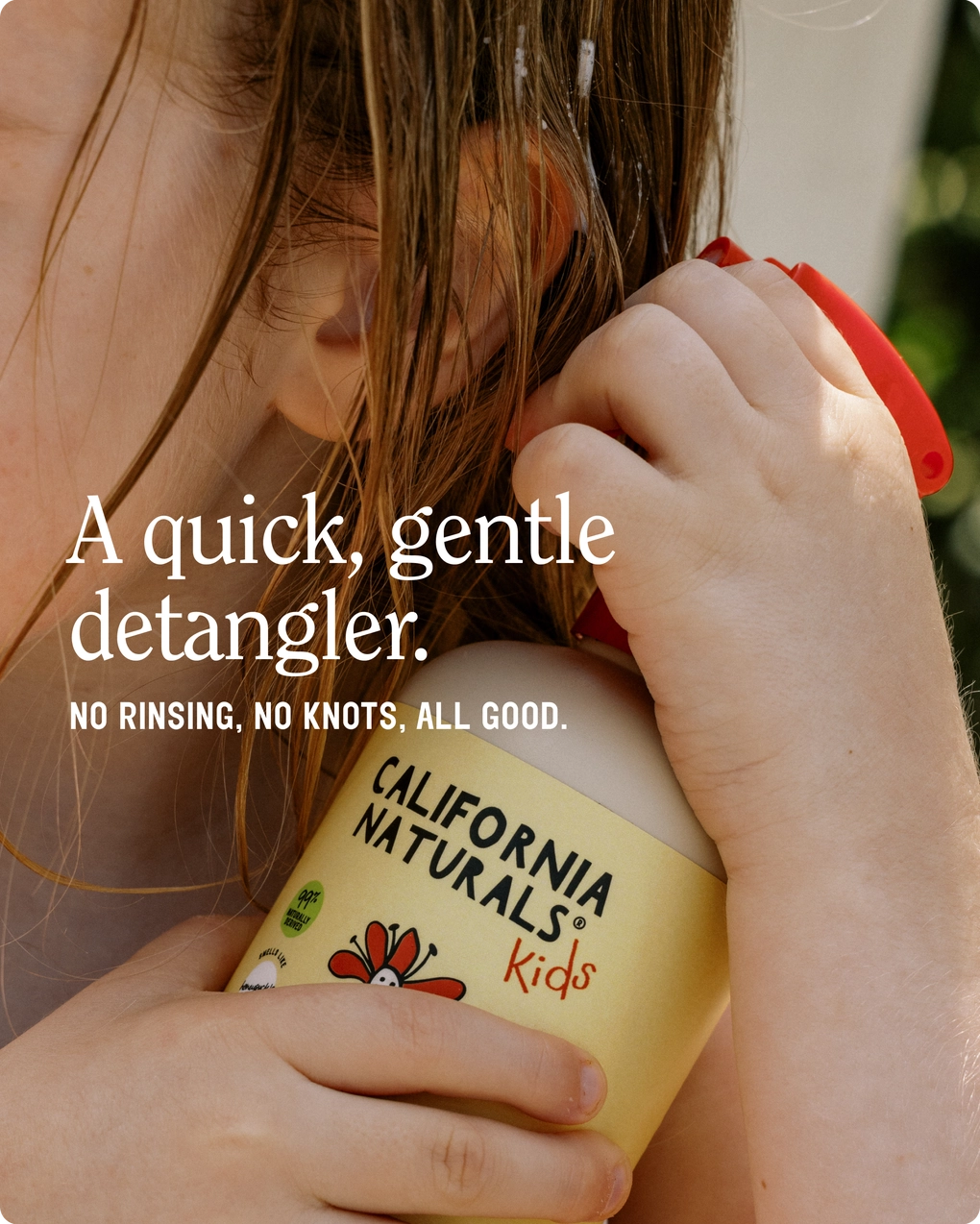 California Naturals Kids No-Knot Detangler Leave-in Spray 8oz