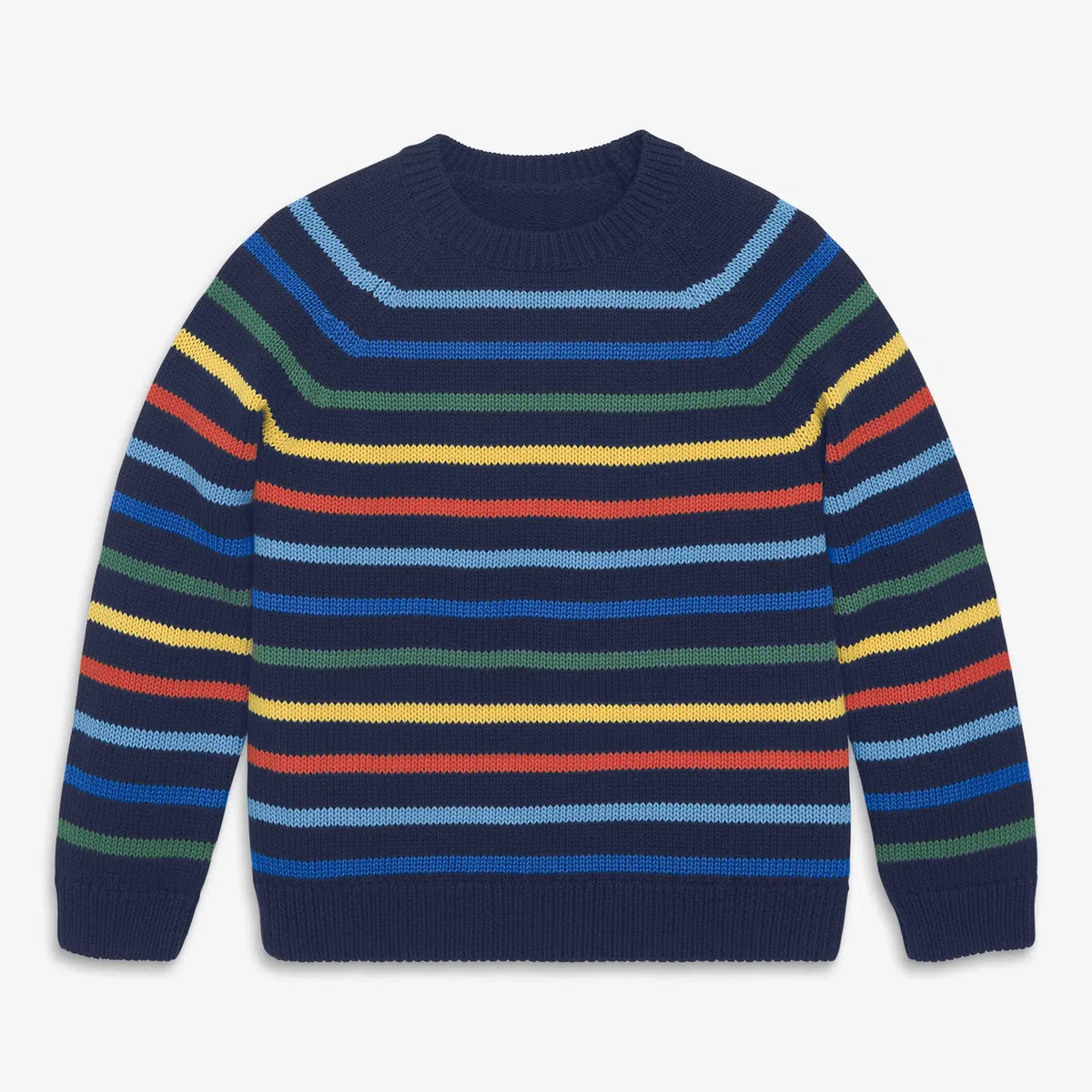 Primary Kids Sweater in Multi-Stripe