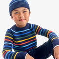Primary Kids Sweater in Multi-Stripe