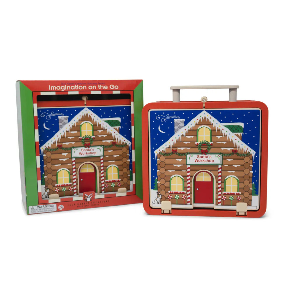 Jack Rabbit Creations Suitcase Series: Santa's Christmas Workshop