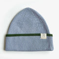 The Rest Organic Cotton Rib Beanie - Sky Clover Dip
