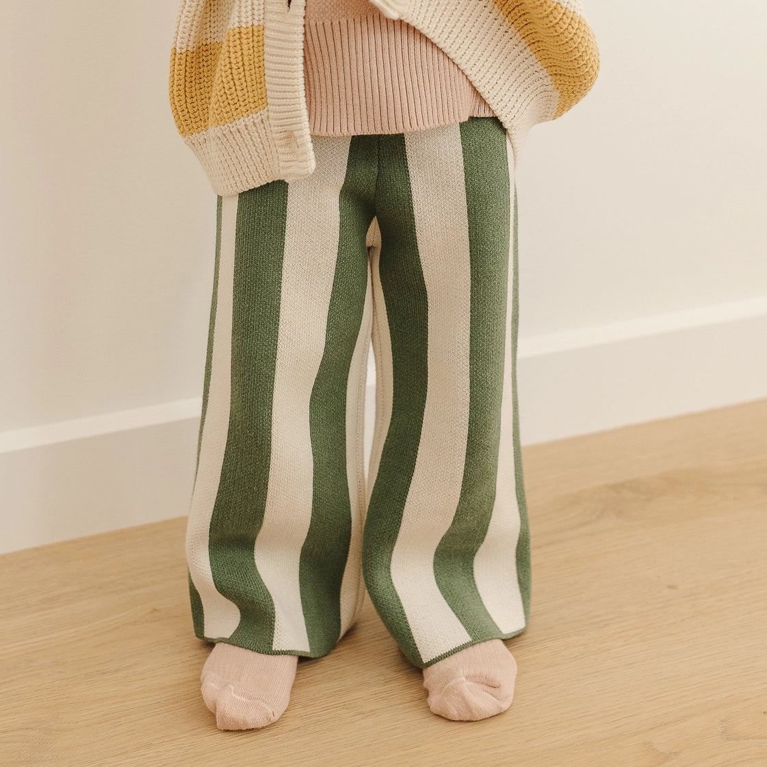 The Rest Organic Knit Clover Stripe Pants
