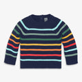 Primary Baby Sweater in Multi-Stripe