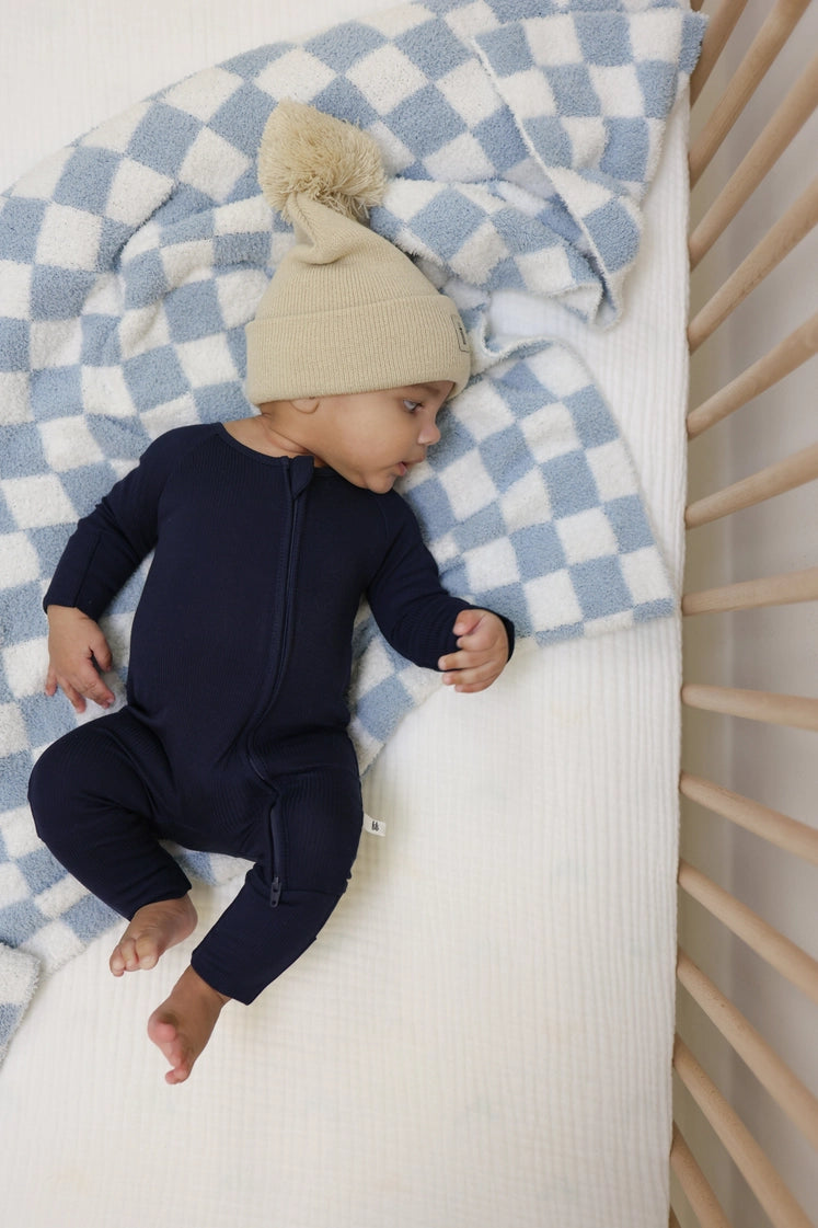 Forever French Plush Blanket | Morning Check