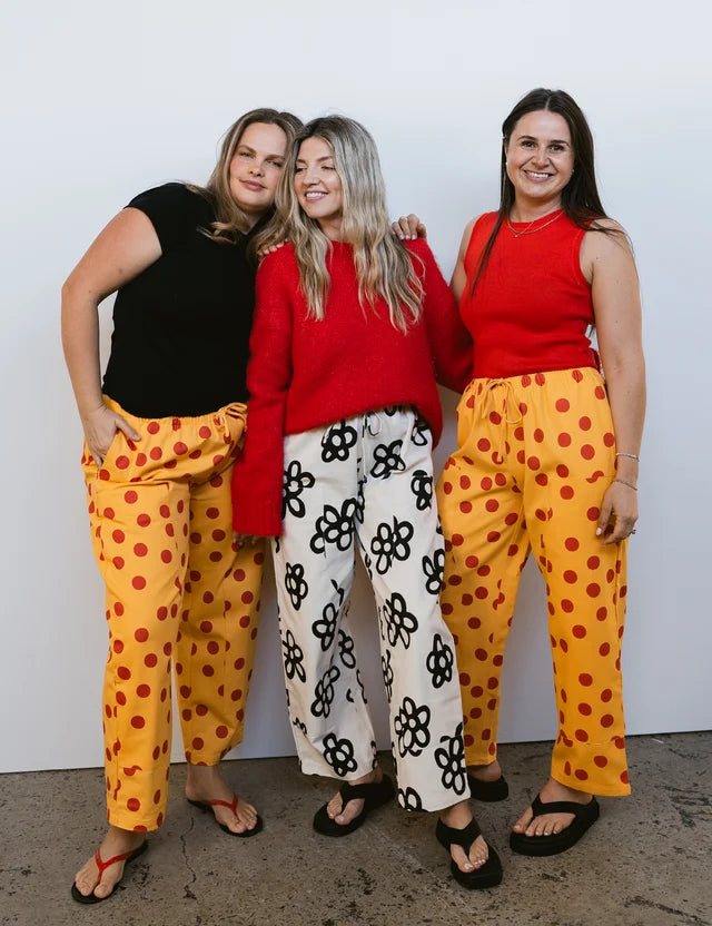 PREORDER: Sonny Label Mumza Twill Pants in Flowerz