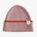 The Rest Organic Cotton Rib Beanie - Bubblegum Tomato Dip