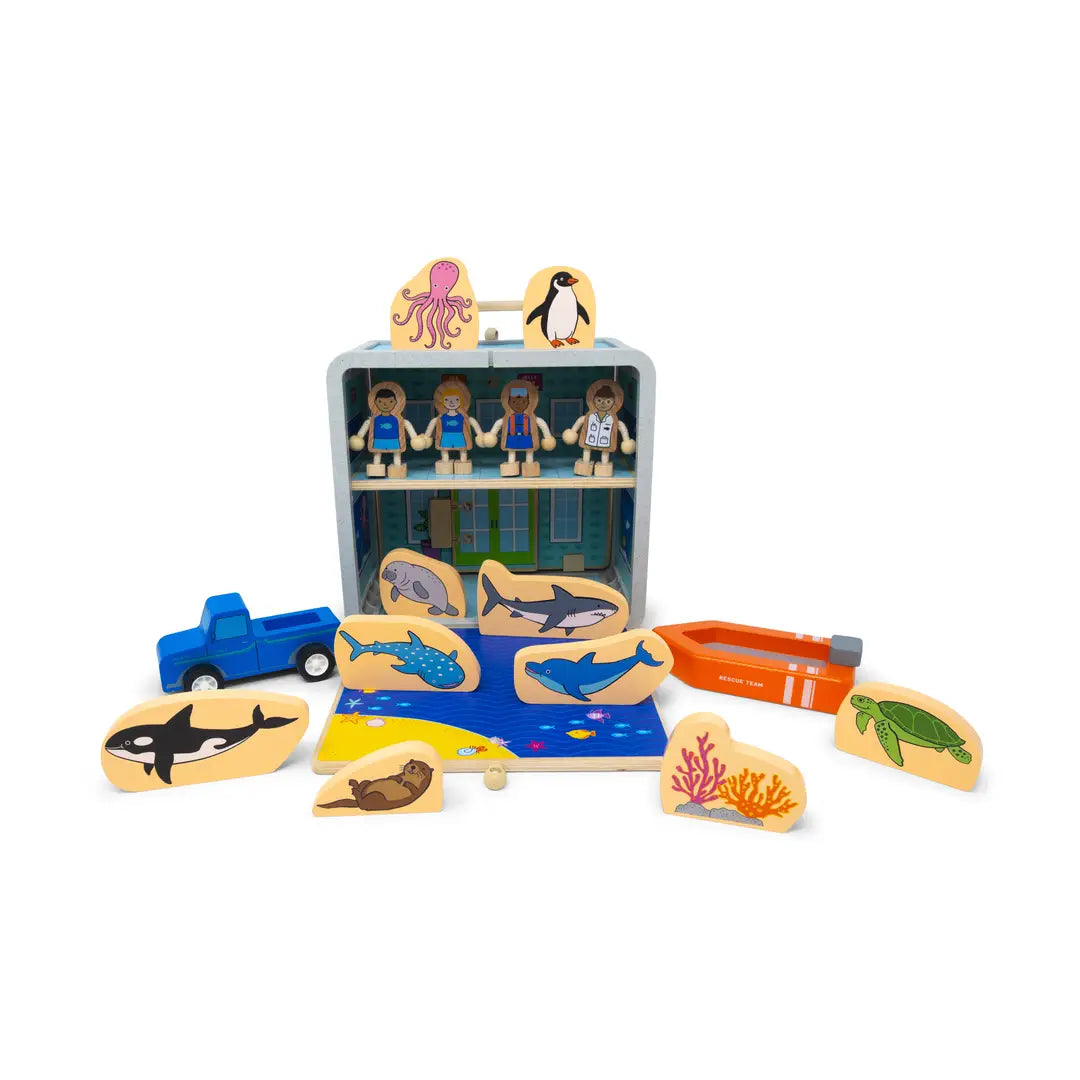 Jack Rabbit Creations Suitcase Series: Aquarium