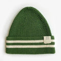 The Rest Organic Cotton Rib Beanie - Clover Stripe
